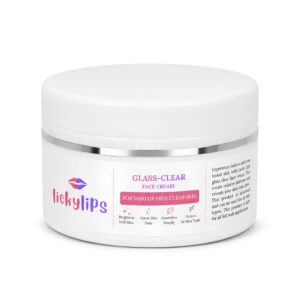 Glass- clear face cream (face pack) | For makeup free-clear skin